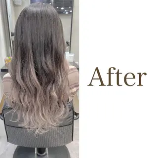 ロング カラー FAAM Tsuneのヘアスタイル