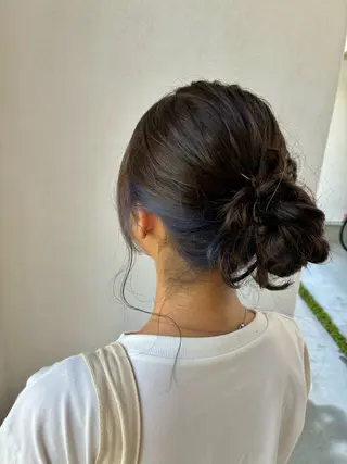 カラー ヘアアレンジ 清水 美香のヘアスタイル