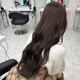 ロング カラー 🍀透明感ブラウン sakura🍀のヘアスタイル