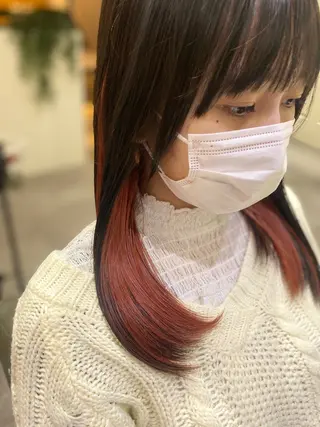 ロング 縮毛矯正/髪質改善 /野苅家のヘアスタイル