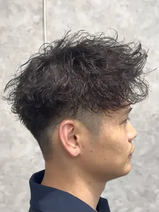 パーマ メンズ 💫メンズパーマ 特化💫 真裟斗のヘアスタイル