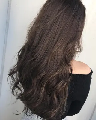 ロング カラー 若杉 諒のヘアスタイル