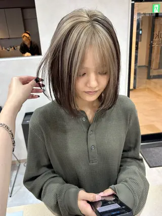 ショート カラー モテレイヤー💖 ブリーチ/akariのヘアスタイル