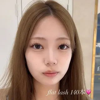 マツエク・マツパ rino✴︎/LED ・ダブルフラット🐬のマツエク・マツパデザイン
