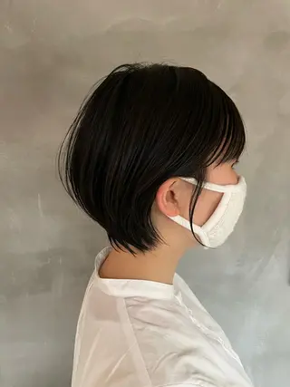 ショート カラー 怪我の為1ヶ月程 お休みします🙇のヘアスタイル