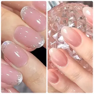 ネイル モチの良さ◉ フィルインネイル♡のネイルデザイン