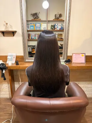 ロング 肥田 夕蘭のヘアスタイル