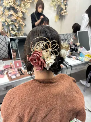 ヘアアレンジ 艶カラー|束感マツエ ク|airi۫ ꣑ৎのヘアスタイル