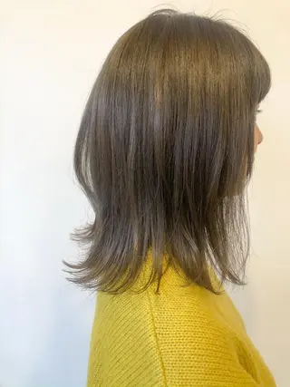 ミディアム カラー ダメージレスサロン✨ kayo🌱のヘアスタイル