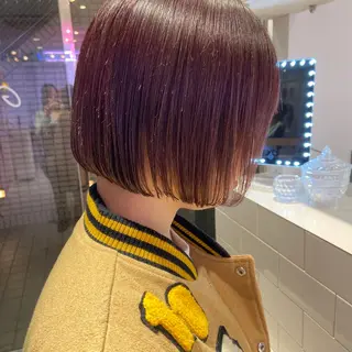 ショート カラー ヘアアレンジ 天神レイヤーカット No.1💖マユカのヘアスタイル