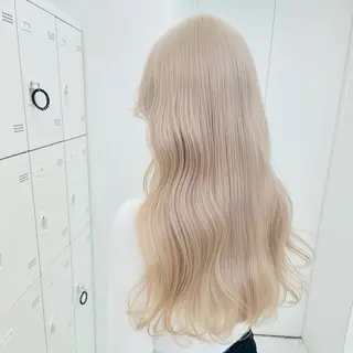 ロング カラー 🫧ハイトーン/艶髪 レイヤー/るか🫧のヘアスタイル