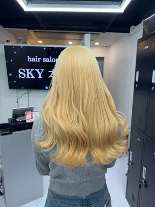 ロング ブリーチ/エクステ モデル募集中🖤のヘアスタイル