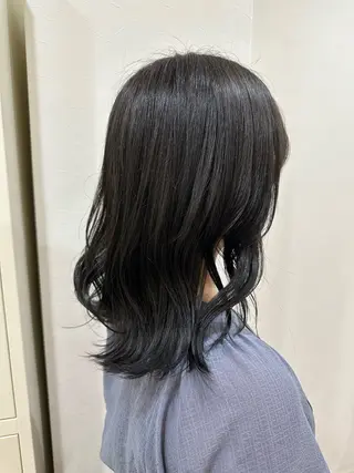ミディアム カラー 🫧MANA レイヤーカット🌙のヘアスタイル