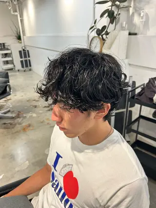 パーマ メンズ メンズ清潔感のプロ 💈メンズパーマ藤田のヘアスタイル