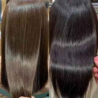 セミロング カラー 澤村 志織のヘアスタイル
