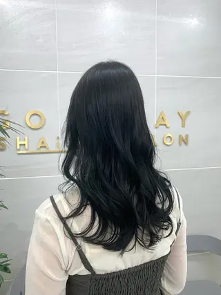 セミロング カラー 本格ヘッドスパ🌿 ×ヘア 佐藤のヘアスタイル