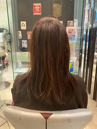 ロング カラー 髪質改善・縮毛矯正 白根凌二のヘアスタイル