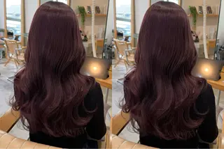 ロング カラー 小顔矯正/レイヤー 透明感カラー✨生真のヘアスタイル