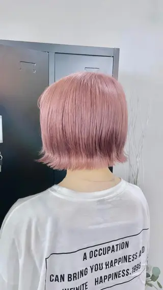 ショート カラー パーマ ヘアアレンジ メンズ キッズ ネイル マツエク・マツパ アイブロウ エビスザキレン/メン ズ/心斎橋🌳のヘアスタイル