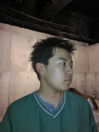 メンズ 窪田 力也のヘアスタイル