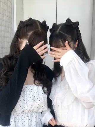 💖韓国カラー エクステmikotoのヘアスタイル