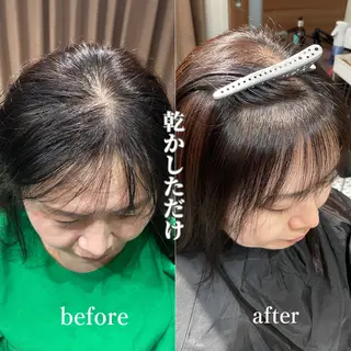 セミロング 髪質改善ストレート/ 廣瀬のヘアスタイル