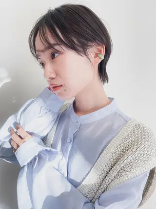 ショート カラー BASSA 下井草店のヘアスタイル