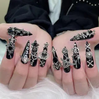 ネイル MoMoA Nail ネイル長さ出し専門店のネイルデザイン