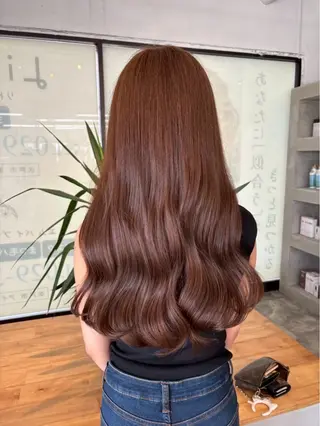 カラー 濵田 楓花のヘアスタイル