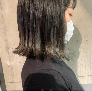 ミディアム kiyono ⭐︎ダブルカラーのヘアスタイル