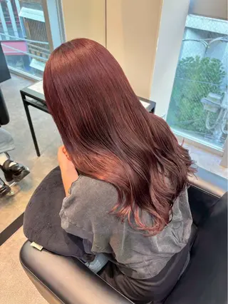 カラー 韓国ヘア🇰🇷 🩵FUKA🩵のヘアスタイル
