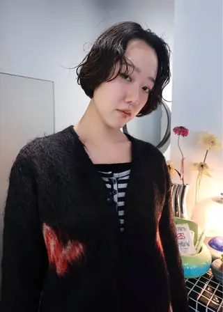 ミディアム ボブ/似合わせ 学芸大学SaKuraのヘアスタイル