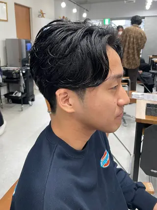パーマ メンズ メンズモテパーマ💙 fuwaのヘアスタイル