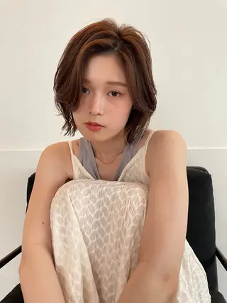 ショート カラー レイヤーカット🎀 NANAHAのヘアスタイル