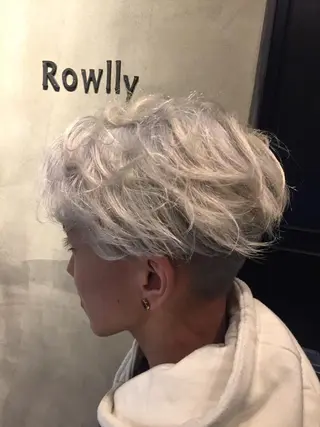 ショート メンズ 七尾 彰観のヘアスタイル
