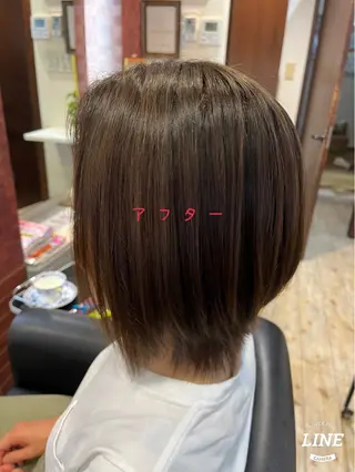 ミディアム カラー 織田 英之のヘアスタイル