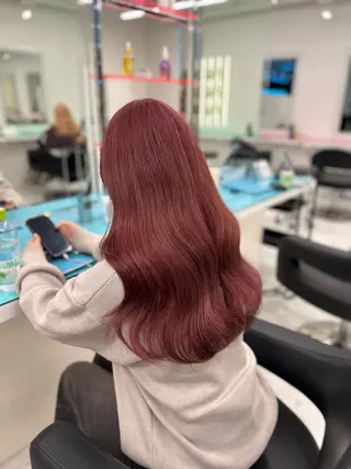 カラー akari🎀🤍 ガーリーstyleのヘアスタイル