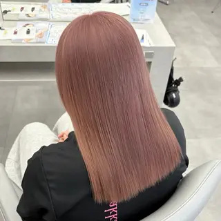 セミロング カラー 🍀透明感ナチュラル カラー🍀じゅんのヘアスタイル