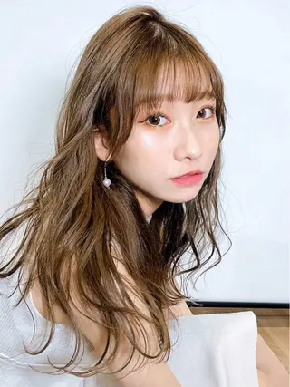 セミロング カラー ACRO 梅田店のヘアスタイル