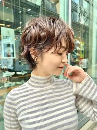 ショート カラー お悩み解決ショート/ 似合わせカット/といのヘアスタイル