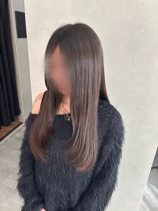 ロング ｶﾉ /暖色カラー/ バタフライレイヤーのヘアスタイル