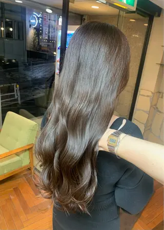 ロング カラー 矢野 晃平のヘアスタイル