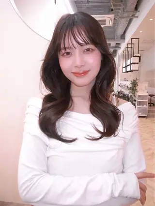 セミロング 🔆韓国 norika🔆のヘアスタイル