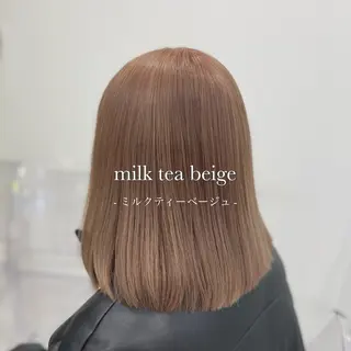 ミディアム カラー 色落ち綺麗🩰ハイ トーン🎀RINKAのヘアスタイル