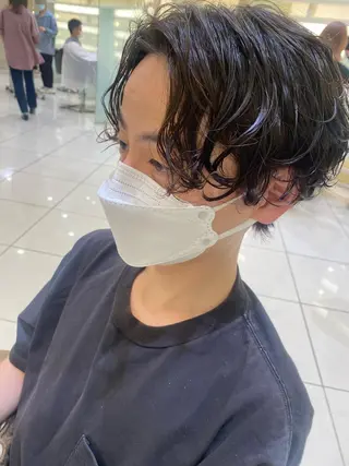 メンズ 銀座メンズ専門🖤 叶奈々のヘアスタイル