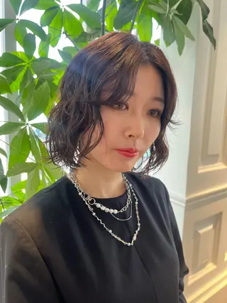 パーマ 縮毛矯正/ 屋宜　輝のヘアスタイル