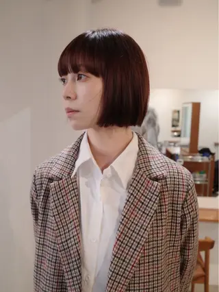 カラー 池田 柑美のヘアスタイル