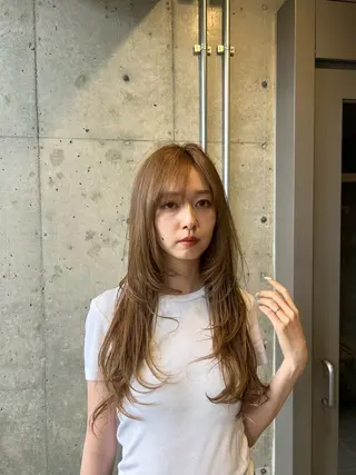 ロング 韓国モテカラー/ KaRin👼🏻のヘアスタイル