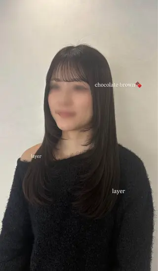 ロング カラー 坂本奈都美/Jr.s 🎀のヘアスタイル