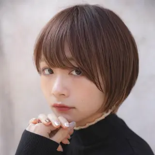 ショート カラー レイヤーカット⭐️ ハッシュカット特化のヘアスタイル